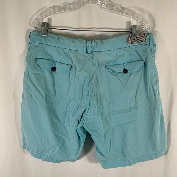 Polo Ralph Lauren Shorts Men's 36 Blue Chino Drawstring Pockets Cotton Blend - Picture 9 of 13